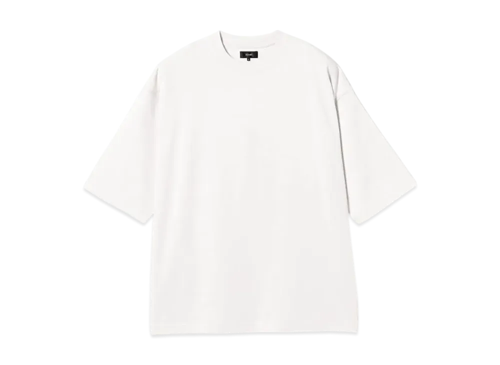 BEAMS Loose Mercerized T-Shirt "Oyster"