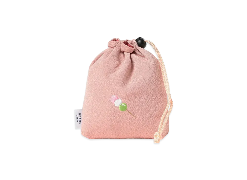 BEAMS Wagashi Embroidery Purse "Sansyokudango"