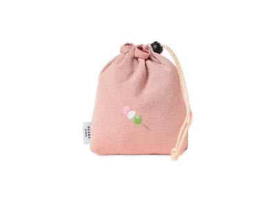 BEAMS Wagashi Embroidery Purse "Sansyokudango"