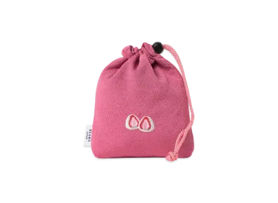 BEAMS Wagashi Embroidery Purse "Itigodaifuku"