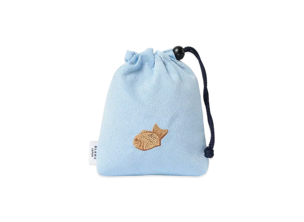 BEAMS Wagashi Embroidery Purse "Taiyaki"