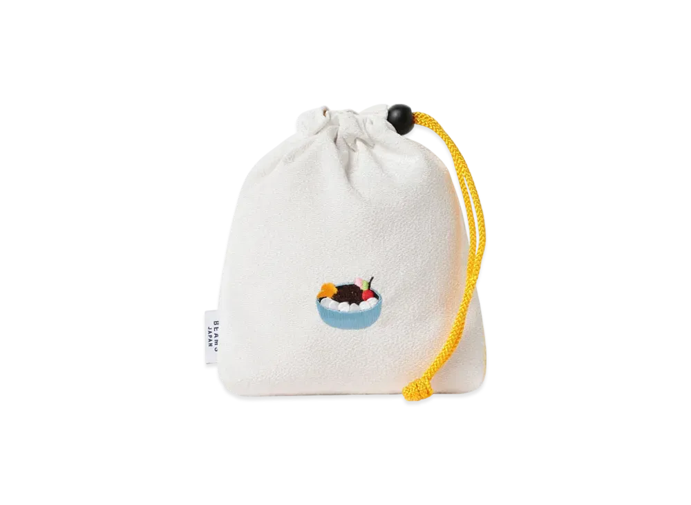 BEAMS Wagashi Embroidery Purse "Anmistu"
