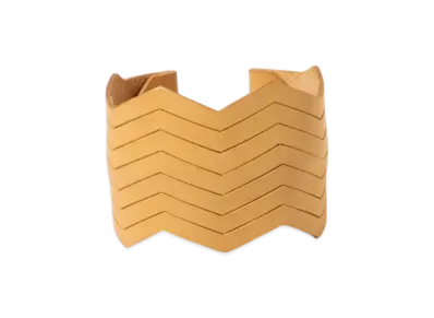 BEAMS Exclusive MOTORATORY / Leather Bangle L "Natural"