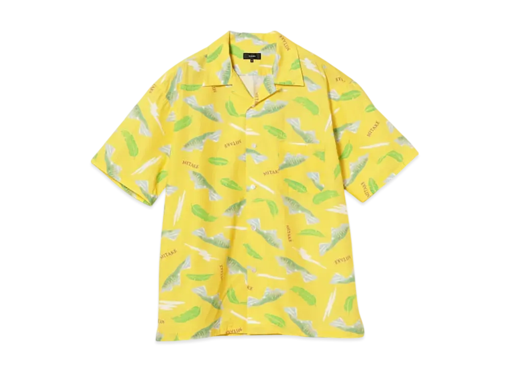 BEAMS Exclusive Sangaku Print Shirts "Yellow"