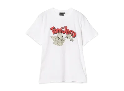 BEAMS Tom And Jerry Print T-Shirt "White"