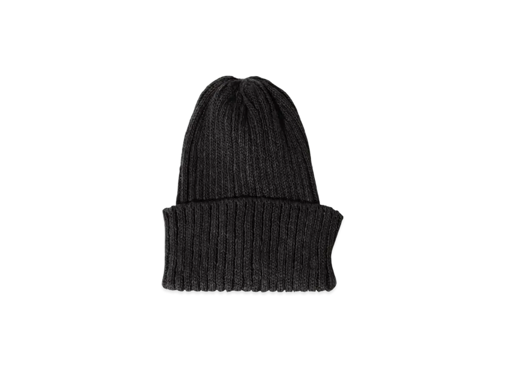 BEAMS Watch Cap Linen "Black"