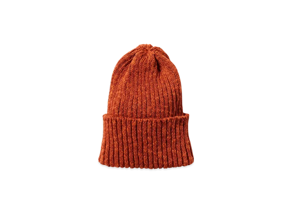 BEAMS Watch Cap Linen "Orange"