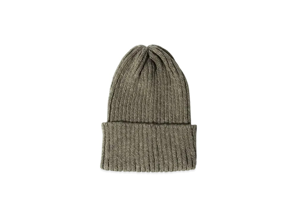 BEAMS Watch Cap Linen "Olive"