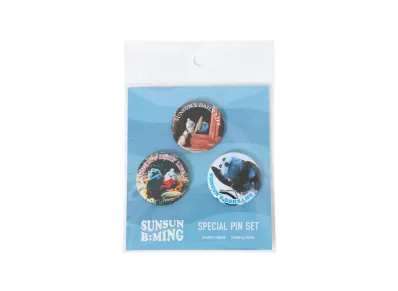 B:MING by BEAMS x PUPPET SUNSUN / Can Badge (3P) "Shopping"