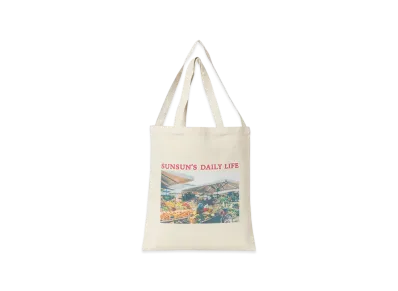 B:MING by BEAMS x PUPPET SUNSUN / Photo Print Tote Bag "Supermarket"