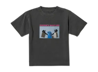 B:MING by BEAMS x PUPPET SUNSUN Kids / Fade Photo Print T-Shirt Shop "InkBlack"