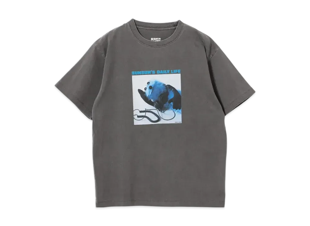 B:MING by BEAMS x PUPPET SUNSUN / Fade Photo Print T-Shirt Music "InkBlack"