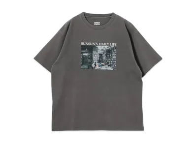 B:MING by BEAMS x PUPPET SUNSUN / Fade Photo Print T-Shirt Book "InkBlack"