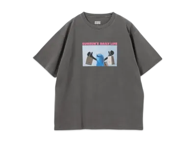 B:MING by BEAMS x PUPPET SUNSUN / Fade Photo Print T-Shirt Shop "InkBlack"