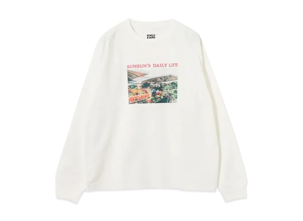 【新品未開封】パペットスンスン　ビームス　コラボ　Tシャツ　ホワイト　Sサイズ パペットスンスン ひしがた Tシャツ(L) ホワイト アパレル