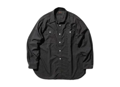 BEAMS Work Wool Plaid "Green"