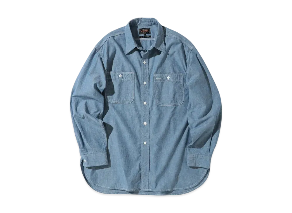 BEAMS Work Chambray "Sax"