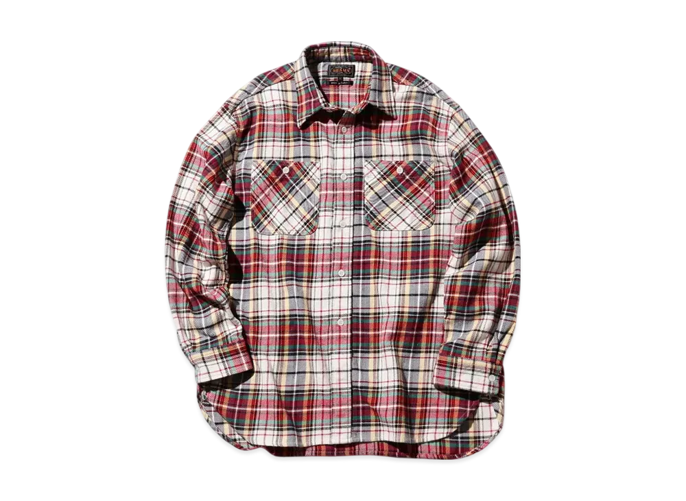 BEAMS Work Indian Heavy Flannel "Pink"