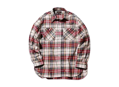 BEAMS Work Indian Heavy Flannel "Pink"