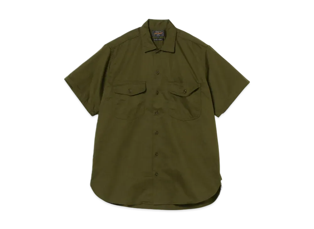 BEAMS Work Twill Classic Fit "Olive"