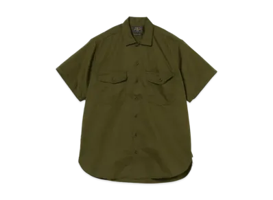 BEAMS Work Twill Classic Fit "Olive"