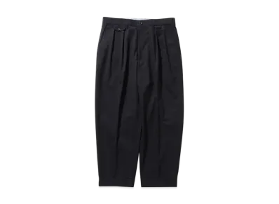 BEAMS 2 Pleats Wool Tropical "DarkNavy"