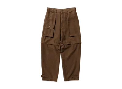 BEAMS Bush Pants 2 Cotton Linen "Brown"