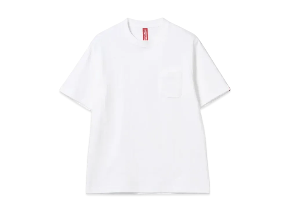 BEAMS JAPAN x LOOPWHEELER Pocket T-Shirt "White"