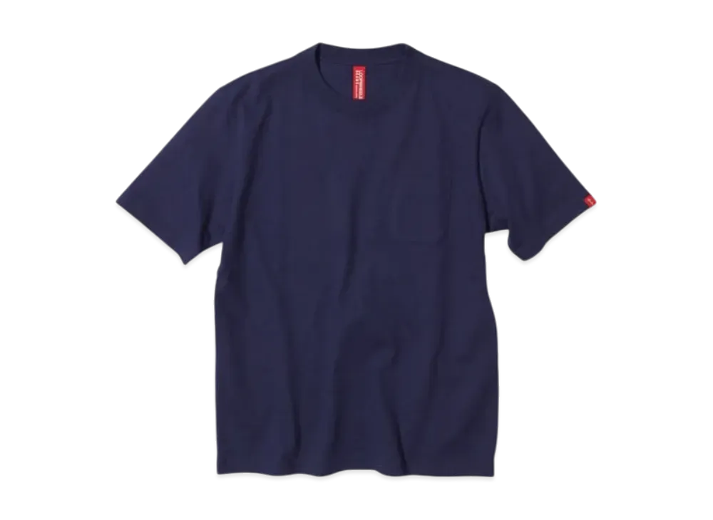 BEAMS JAPAN x LOOPWHEELER Pocket T-Shirt "Blue"