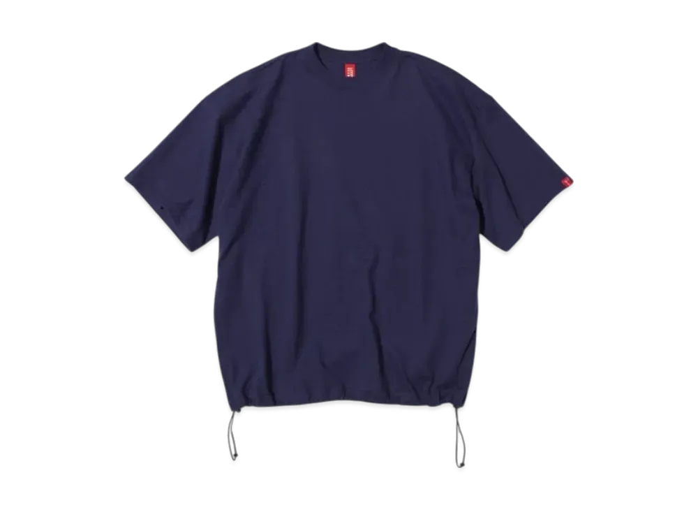 BEAMS JAPAN x LOOPWHEELER Loose Fit Fake In T-Shirt "Blue"