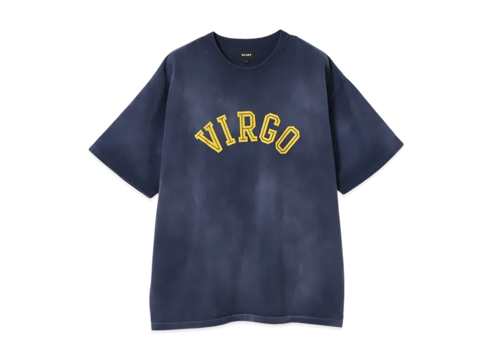 BEAMS Fade College T-Shirt "Navy"