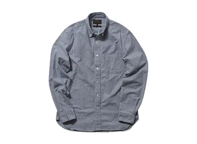 BEAMS B.D. Gingham Check Oxford "Blue"