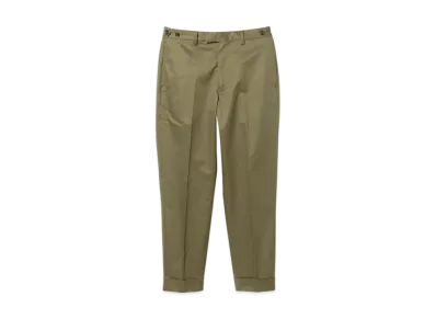 BEAMS IVY Trousers Ankle Cut 80/3 Twill "Olive"