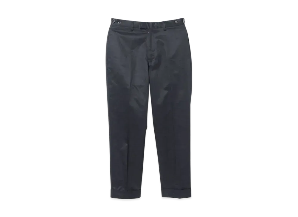 BEAMS IVY Trousers Ankle Cut 80/3 Twill "Navy"