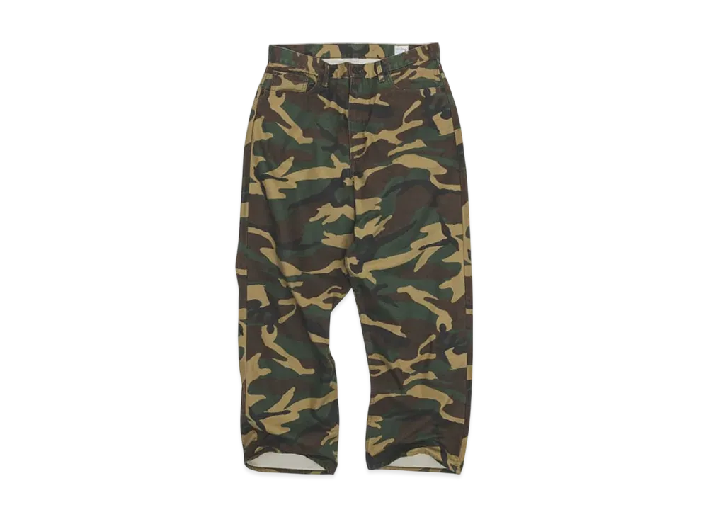 BEAMS x orSlow Exclusive Woodland Camo Super Dad's Pants "WoodlandCamo"