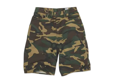 BEAMS x orSlow Exclusive 100 Super Dad Woodland Camo Short Pants "WoodlandCamo"