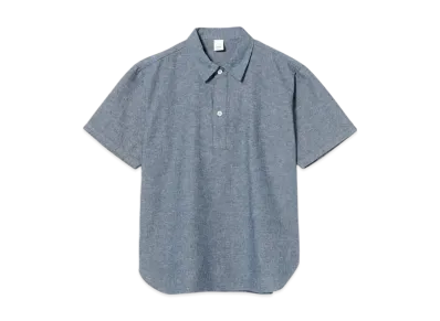 BEAMS Military Pullover Shirt "Blue"