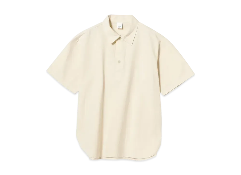 BEAMS Military Pullover Shirt "Natural"