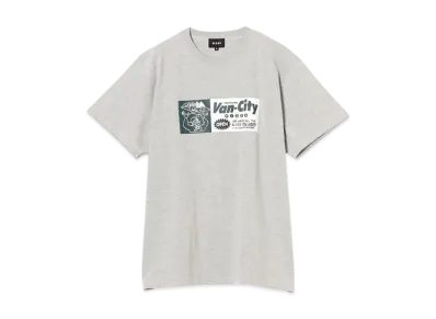 BEAMS Van-City Pizza T-Shirt "MixGray"