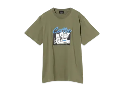 BEAMS Coffee Is For Everybody T-Shirt "Gray"