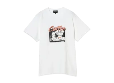 BEAMS Coffee Is For Everybody T-Shirt "White"