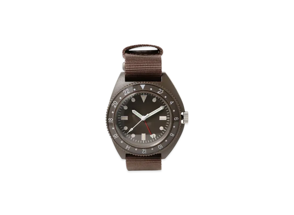 BEAMS MIL Travel Watch Type-P24 "Olive"