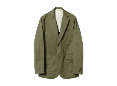 BEAMS 3B Jacket 80/3 Twill "Olive"