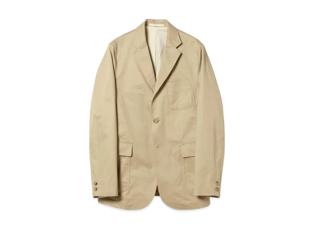 BEAMS 3B Jacket 80/3 Twill "Beige"
