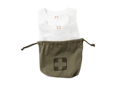 BEAMS 2 Pack Pocket Tee "White"