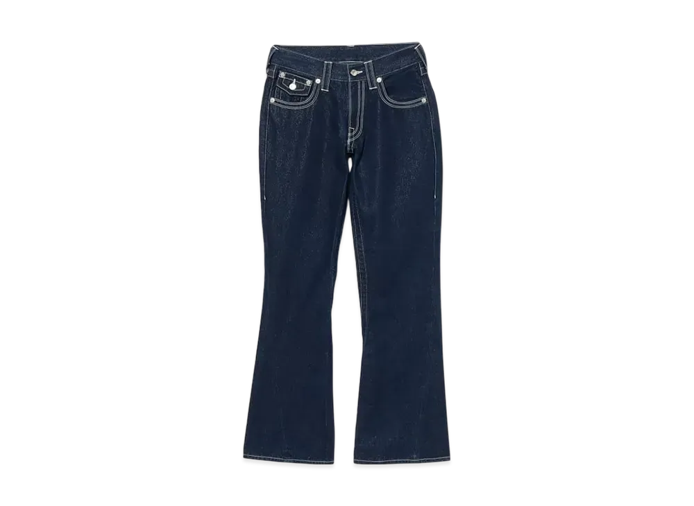 BEAMS FUTURE ARCHIVE Flare Glitter Denim "Indigo"