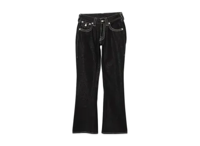 BEAMS FUTURE ARCHIVE Flare Glitter Denim "Black"