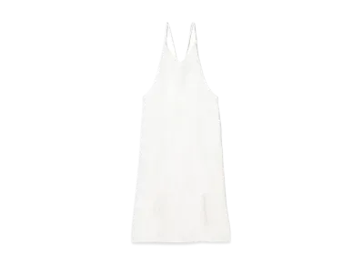 BEAMS Woman Apron Dress "White"