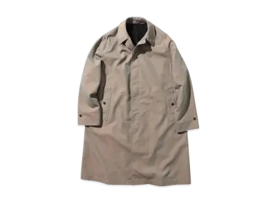 BEAMS Balmacaan Coat T/C Gabardine "Olive"