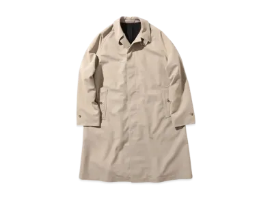 BEAMS Balmacaan Coat T/C Gabardine "Beige"